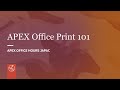 APEX Office Print 101: An Introduction to Creating Professional Reports and Documents