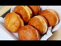 پیراشکی کرم دار دونات وانیلی با فیلینگ کرم وانیلی Easy Vanilla Donuts With Vanilla Custard Filling 