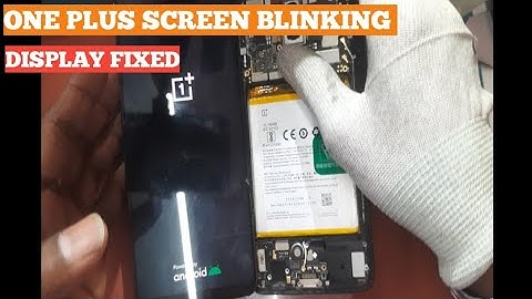 One Plus 6 Screen Flickering | Display Blinking Fixed 100 %