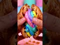 What if croissants melted like rainbow slime? 🥐🌈 Oddly satisfying ASMR texture overload ✨ #shorts