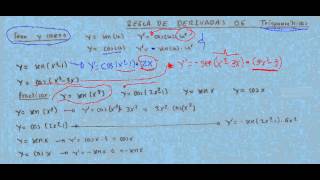 Regla De Derivar 6 Trigonometricas Derivadas