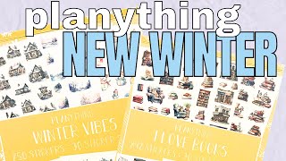 Planything Winter Release & Plan With Me | Winter Vibes & I Love Books | Flip Through