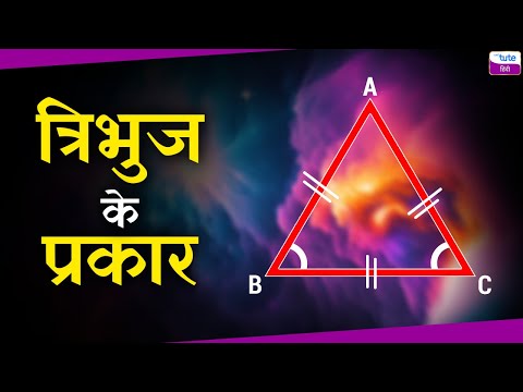 त्रिभुज के प्रकार | Types of Triangle  | Geometry | Letstute in Hindi