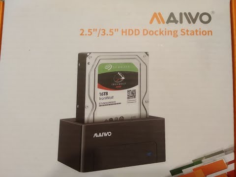 Док-станция Maiwo для HDD 2.5"/3.5" SATA/SSD USB 3.0 (K308P)