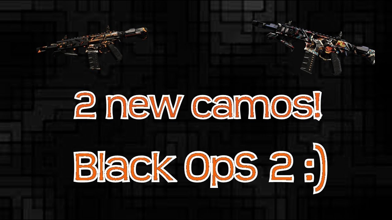 Black Ops 2 - The New CAMO'S ARE.. CYBORG & COMIC STRIP & maybe DRAGON!! NEW CAMOS!