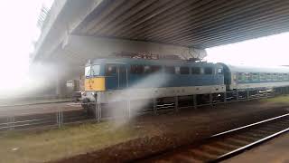 Napfény IC indul a V43 1156-os pályaszámú Szilivel #máv #vasút #v43 #szili #intercity