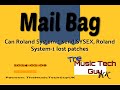 Can Roland System-1 send SYSEX, Roland System-1 lost patches