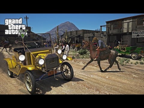 Video: Ventilatori Modē Red Dead Redemption Par GTA5