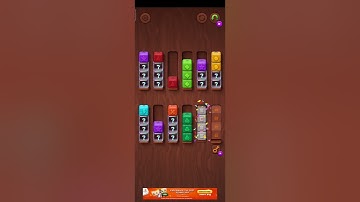 Colorwood Sort Puzzle Game Level 122 Walkthrough Solution