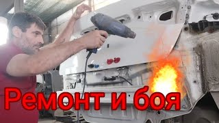 видео: Как да изправим увреден детайл? Тенекеджийска работа Боядисване на автомобил ПДР техника Ивата ВС400 картинка: Как да изправим увреден детайл? Тенекеджийска работа Боядисване на автомобил ПДР техника Ивата ВС400