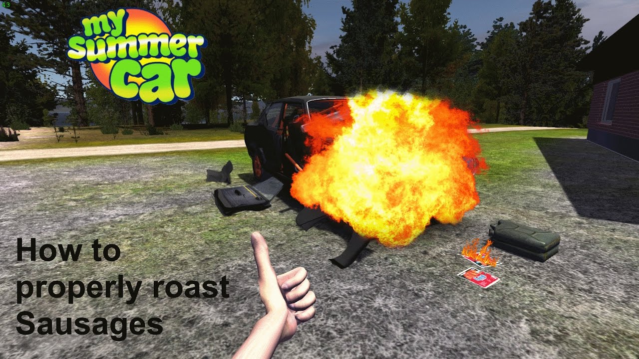 How to properly roast Sausages My Summer Car YouTube