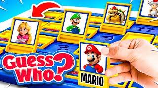 GUESS the SUPER MARIO BROS CHARACTER CHALLENGE! (impossible)