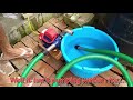 How to start pumping water with your new water pump motor.!