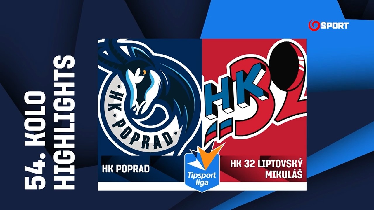 54. kolo: HK Poprad – HK 32 Liptovský Mikuláš 6:0 (0:0, 3:0, 3:0)