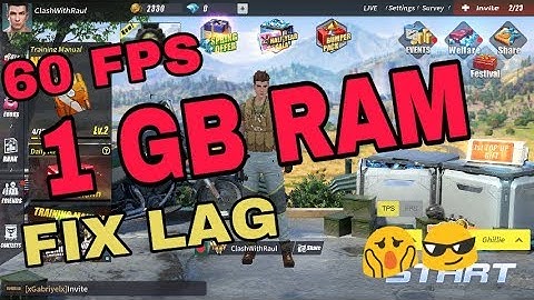 How To Fix Lag IN "Rules OF SURVIVAL" 1GB RAM (NO ROOT)