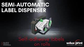Electric Label Dispenser | Self-Adhesive Labels on Rolls | CAB HS120 Plus & ELS150 | WILUX PRINT