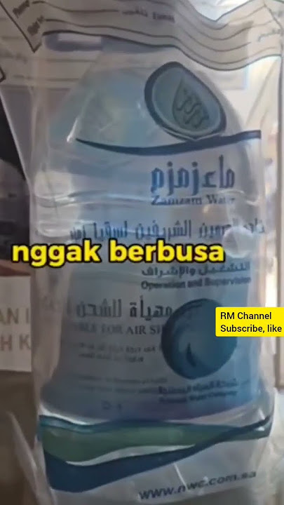 hati-hati air zamzam palsu
