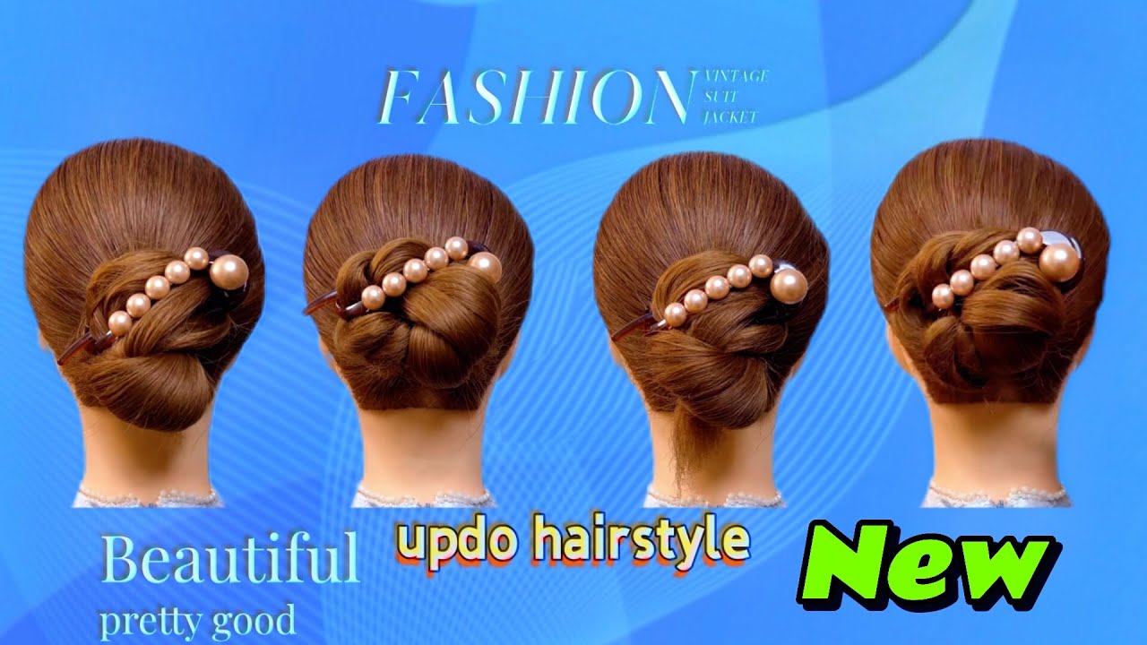 Simple and Beautiful Updo Tutorials for Any Occasion - YouTube