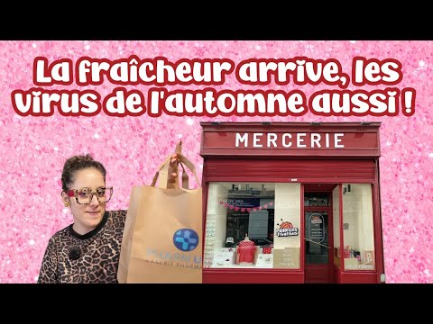 ✨ VLOG MERCERIE : Je suis malade 🤧...