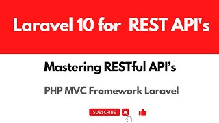 Laravel 10 for REST API  ?⚡ laravel restapi