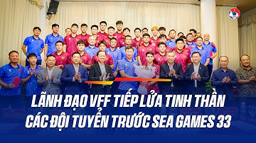 Lãnh đạo LĐBĐVN gặp mặt, động viên các đội tuyển bước vào chiến dịch SEA Games 33
