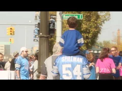 spoof of the Pure Michigan ads, by John Kerfoot, highlighting fans of the Detroit Lions