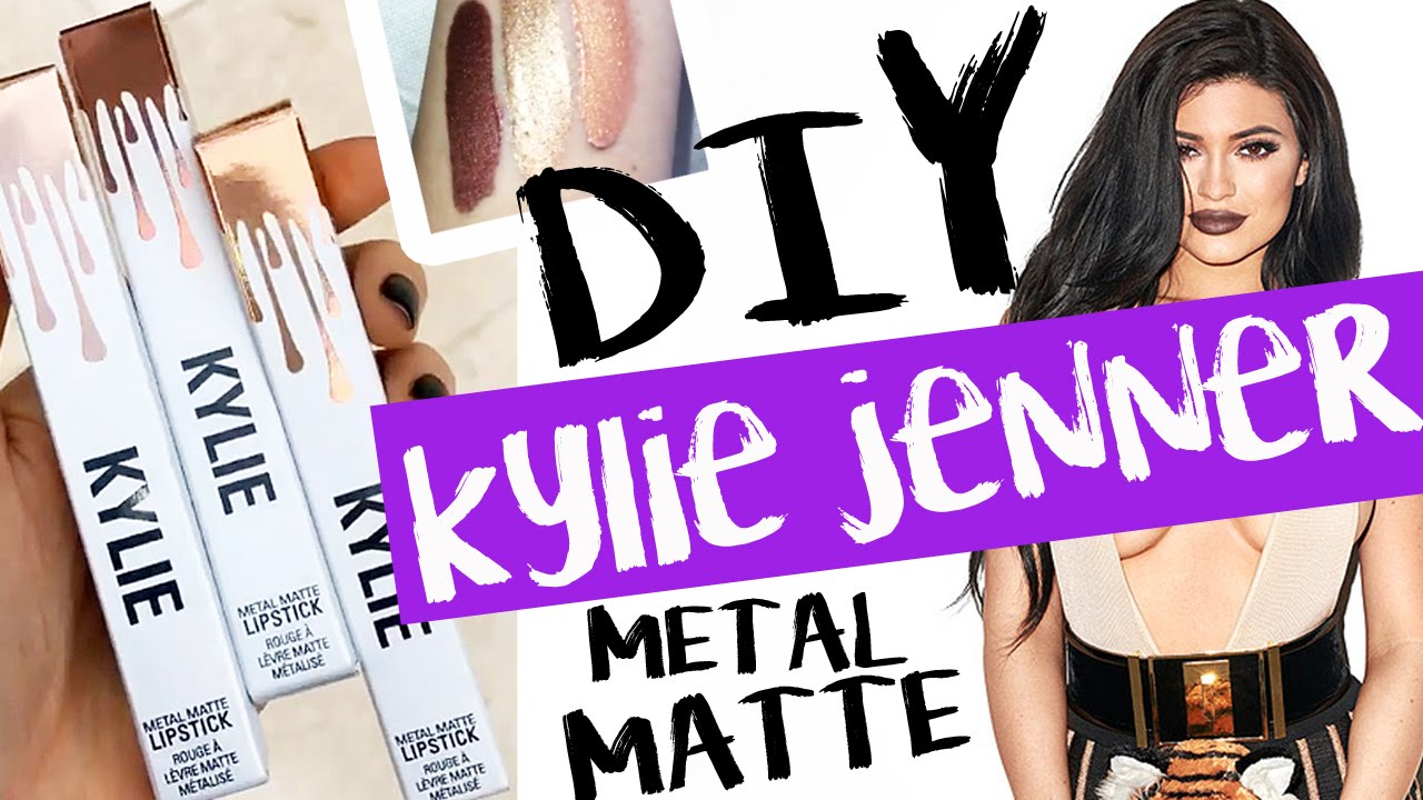 Diy Kylie Jenner Metal Matte Lipsticks By Tashaleelyn Youtube