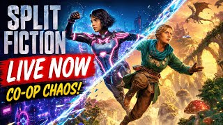 Split Fiction LIVE | Sci-Fi Meets Fantasy Co-Op Chaos! First Playthrough #live #games