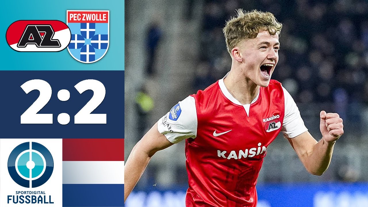 Mijnans rettet AZ in der Nachspielzeit! AZ Alkmaar PEC Zwolle YouTube Mijnans rettet AZ in der Nachspielzeit! AZ Alkmaar PEC Zwolle YouTube