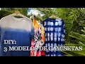 DIY: 3 MODELOS DE CAMISETAS. DEGRADADO, SPIRAL TIE DYE Y SHIBORI