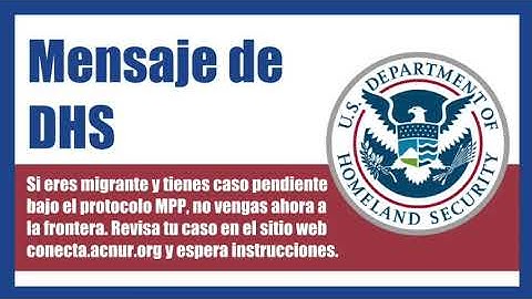 Esta es la página para verificar proceso de asilo de migrantes