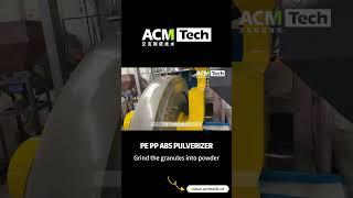 300KGH 10-35 MESH Plastic PE Pulverizer Machine PE Grinder Plastic Powder Making Machine