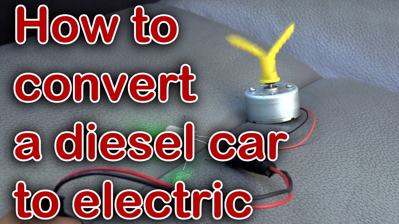 How to convert a diesel car to electric (#5) - YouTube