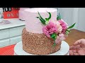 BOLO DE ANDAR SUPER FÁCIL DE FAZER COM FLORES NATURAIS / PARIS CAKE DESIGNER