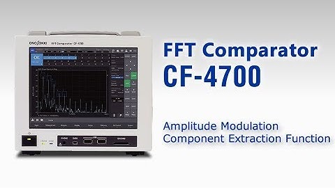 ONO SOKKI FFT Comparator CF-4700