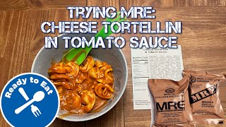 Que contient une ration de combat MRE US ? Revue d'un Meal Ready To Eat  Tortellini Cheese - Survival Gear