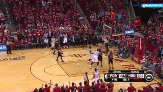 Lamarcus aldridge scores a franchise playoff-high dumping in 46
points, damian lillard 31 points and the blazers take game 1 overtime
over houston.