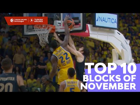 Top 10 Blocks | November | 2022-23 Turkish Airlines EuroLeague