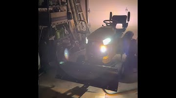 2019 Cub Cadet LX42 led light and snow plow install