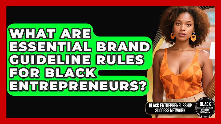 What Are Essential Brand Guideline Rules For Black Entrepreneurs?
