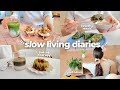 a quiet day cooking at home 🍲 baking, grocery shopping, journaling