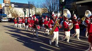 2017 Parkersburg Christmas Parade: Big Red Band & Santa's Arrival