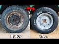 Three Wheeler Old Rim Restoration