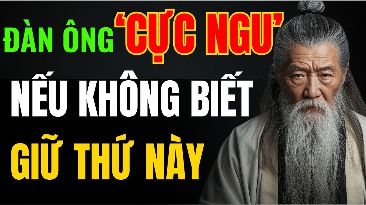 Cổ Nhân Dạy: Đàn Ông Cực Ngu Nếu Không Biết GIữ Thứ Này - Triết Lý Tinh Hoa