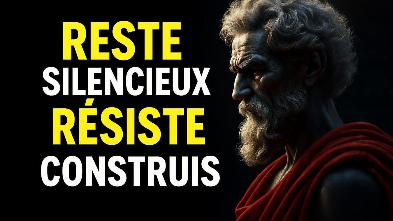 RESTE SILENCIEUX, RÉSISTE et CONSTRUIS TON CHEMIN | 8 LEÇONS DE STOÏCISME