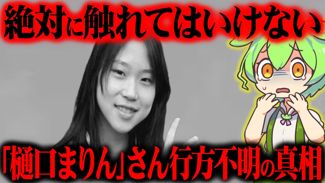 樋口まりんさん行方不明事件が起きた真相と現在が闇深すぎた【ずんだもん＆ゆっくり解説】