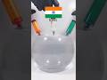 🇮🇳 India Flag Colors Mixing in Water Most Satisfying Color Ink Experiment Viral ASMR #shorts #asmr