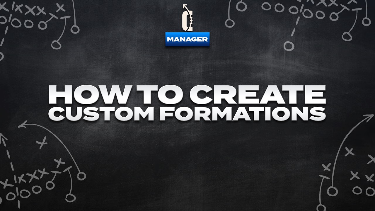 How to Create Custom Formations tutorial video thumbnail
