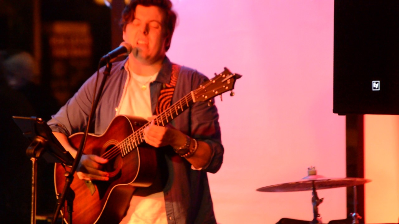 Alex Preston singing David Bowie's Major Tom Pasta Loft Milford NH