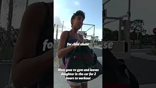 Police Bust Irresponsible Mom for Leaving Kid in Car to Work Out part 2. Full clip on: Police Watch